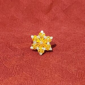 SS gemstone ring Size 7